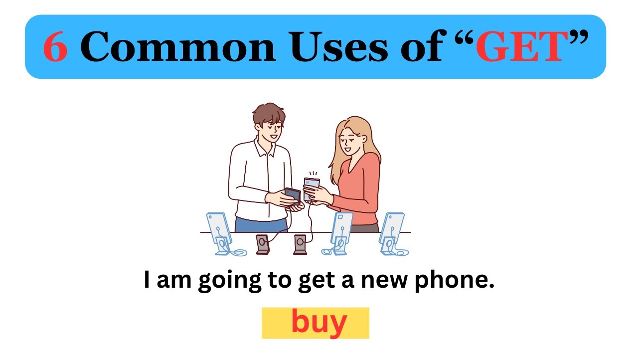 6 common uses of the verb to Get - YouTube