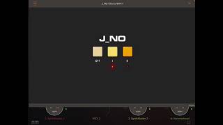 J_NO Chorus demo (Free iOS app), SynthMaster 2, Hammerhead and Atom 2 | The Cure - Pictures of You screenshot 2