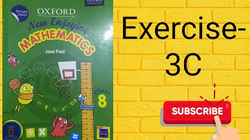 class 8 exercise 3C || oxford mathematics || squares and square root