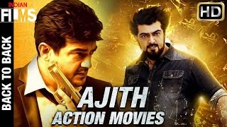 Ajith Full Hindi Dubbed Movies | Back to Back Hindi Action Movies | South Indian Dubbed Movies