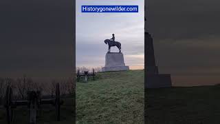 Union General Winfield Scott Hancock defends Cemetery Hill at the Battle of Gettysburg