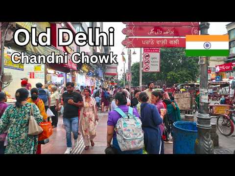 Chandni Chowk Market, Old Delhi 🇮🇳 | Inside One of Delhi’s Busiest Markets (4K Walking Tour 2026)