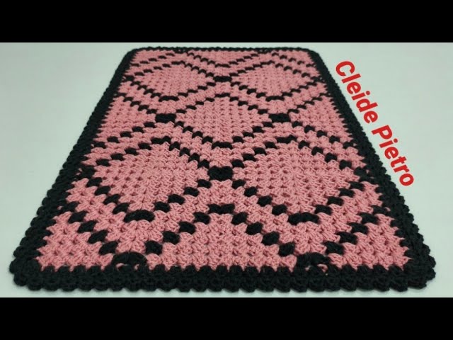 Very easy crochet rug - YouTube