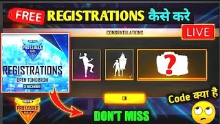 FREE FIRE PRO LEAGUE 2021 | FREE FIRE REDEEM CODE TODAY| FF REDEEM CODE TODAY |FREE FIRE REDEEM CODE screenshot 3