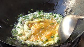 ข้าวผัดไข่ไต้หวัน - ทักษะกระทะในไต้หวัน