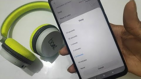Screen off time show Redmi 9A,how to set screen timeout in Redmi mobile