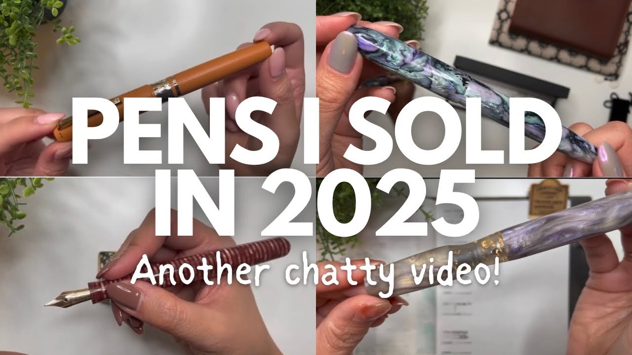 ALL THE PENS I SOLD IN 2025 // Where and why I sell them 