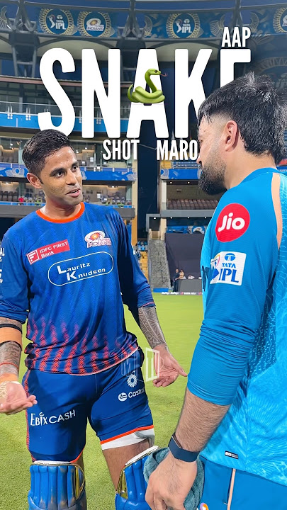 When Supla shot meets Snake shot 😂💙 | #MumbaiIndians #PlayLikeMumbai #TATAIPL