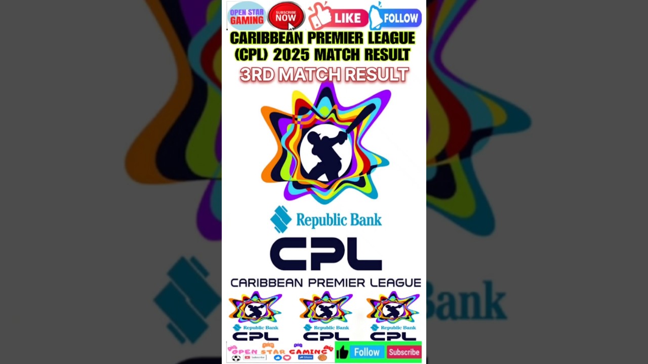 CPL 2025 3RD MATCH RESULT BARBADOS ROYALS VS ANTIGUA AND BARBUDA FALCONS 