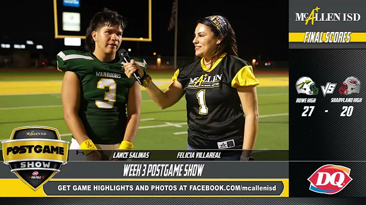 Post Game Show with Felicia Villarreal - Rowe HS V...