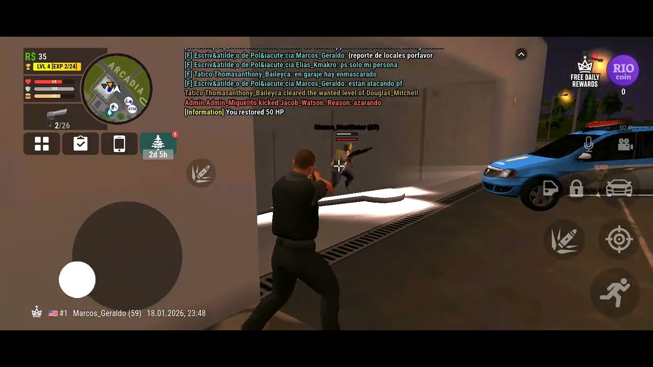 Últimamente pasa esto en rio rise usa #1