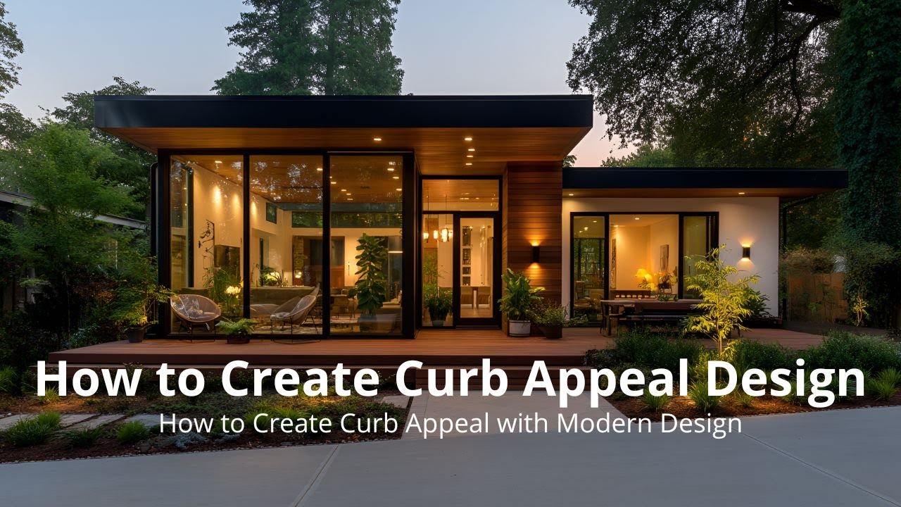 How to Create Curb Appeal with Modern Design - YouTube