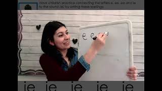 Long /e/ e, ee, ea, ie Phonics Lesson Day 1