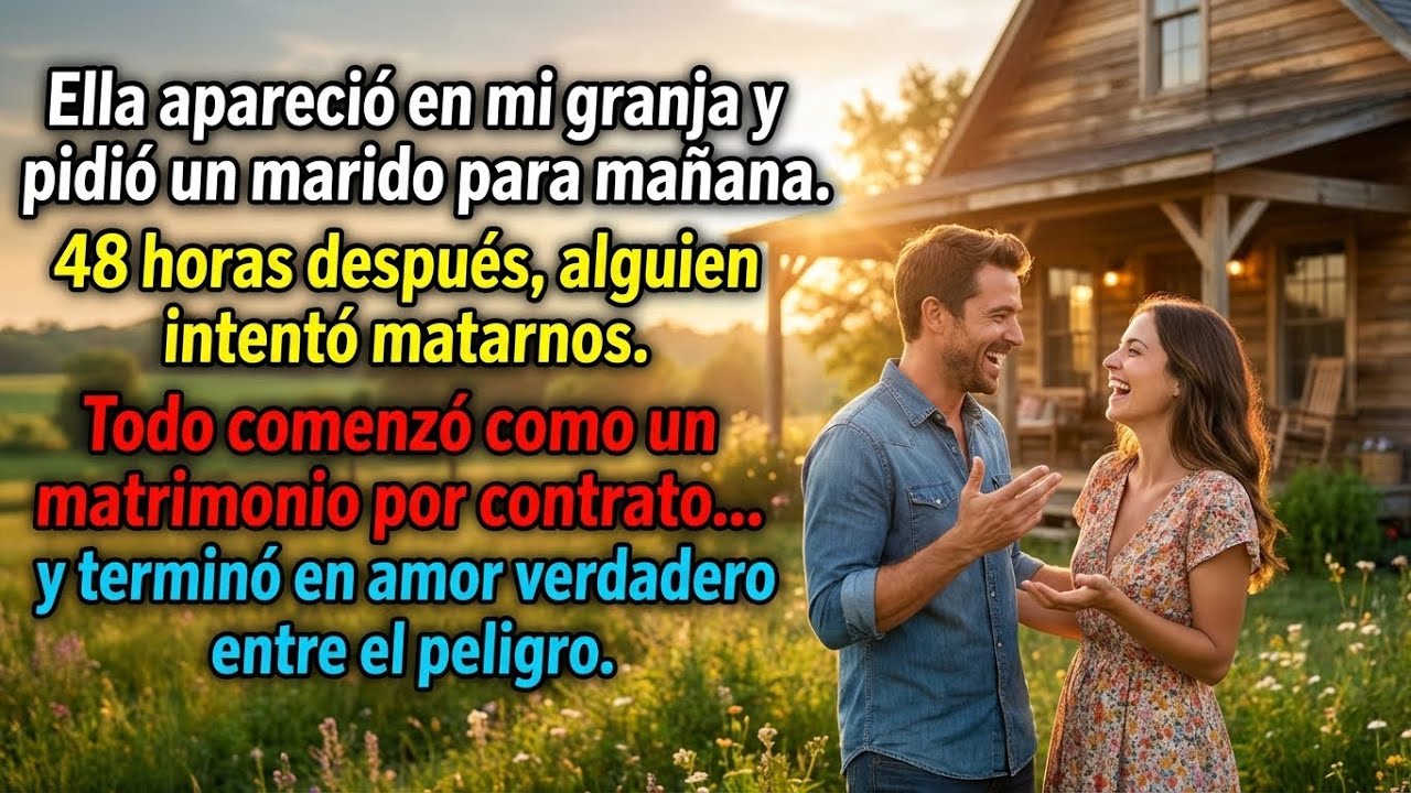 “Ella apareció en mi granja y dijo ‘Necesito un marido para mañana’… 48 horas después, alguien inten