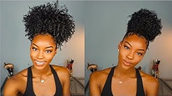 HOW TO: CURLY BUN & CURLY PINEAPPLE