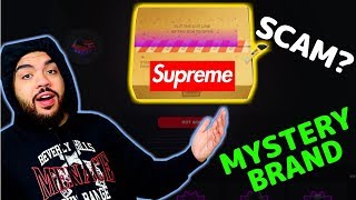 MYSTERY BRAND UNBOXING!! ONLINE HYPEBEAST BOXES “SCAM?” NO Sponsor
