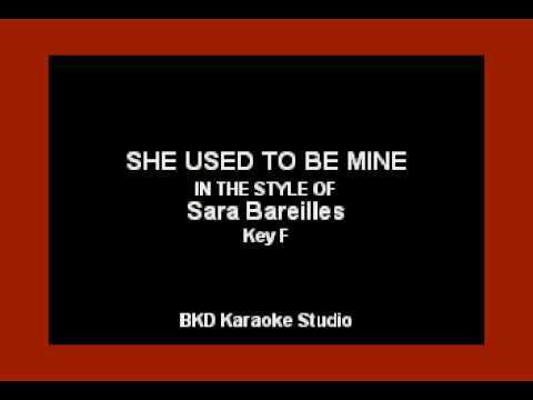 She Used To Be Mine (In The Style of Sara Bareilles) (Karaoke with ...