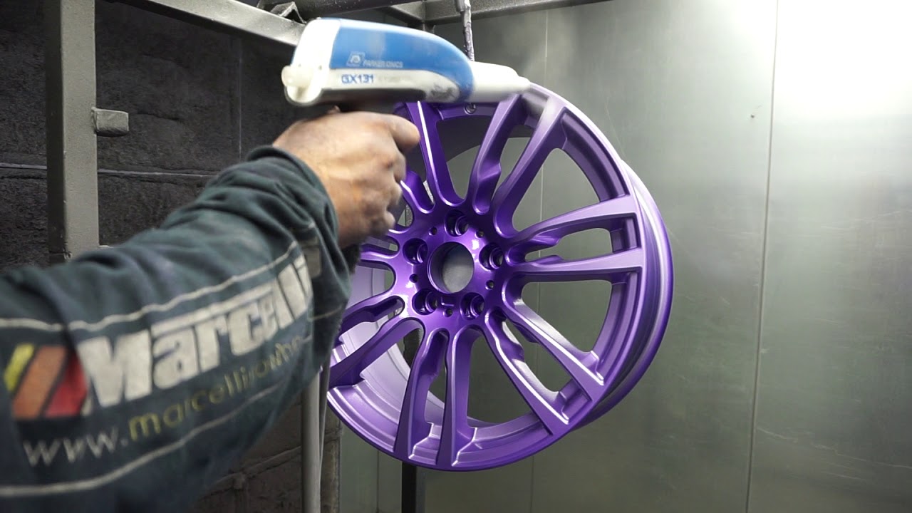 Candy Purple Powder Coating