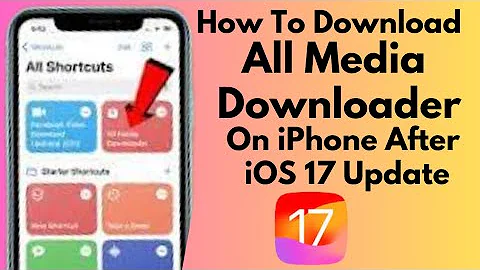 How To Download All Media Shortcut in iPhone iOS 17 (2023)