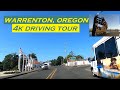 Warrenton, Oregon | 4k Driving Tour | Dashcam | Wreck of Peter Iredale