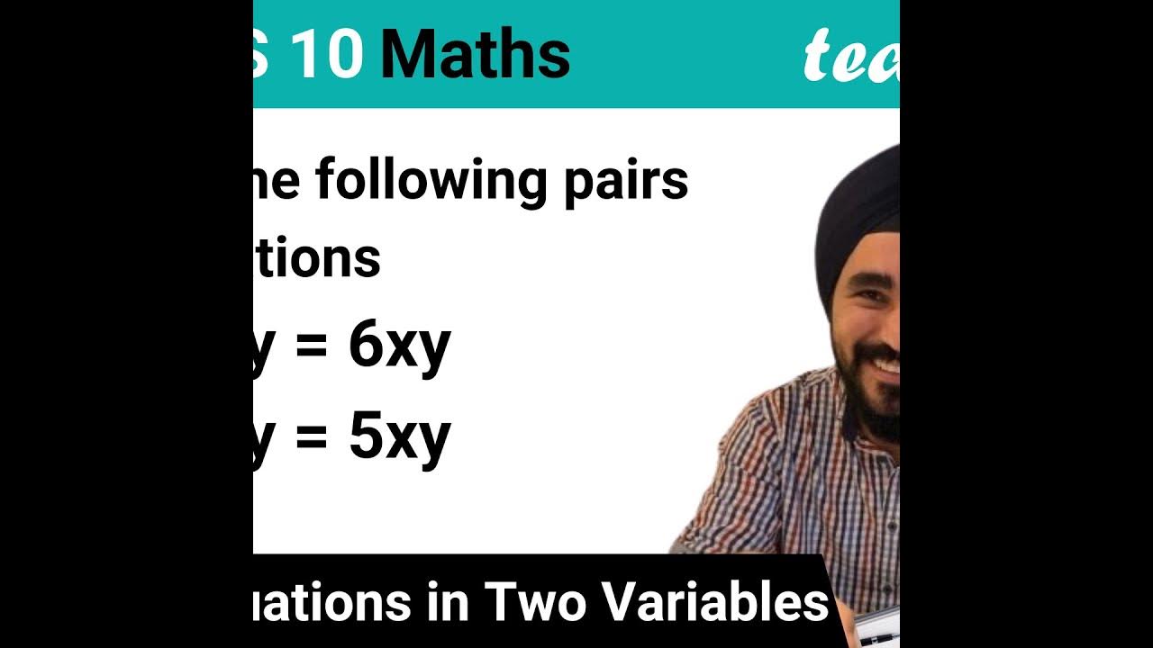 Solve 6x 3y 6xy 2x 4y 5xy class 10 maths teachoo youtube