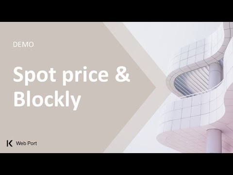 Demo Web Port - Spot Price + Blockly