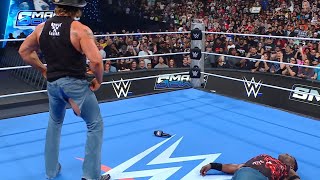 Brock Lesnar Rips His Jeans In An Epic F5 To R-Truth On Smackdown