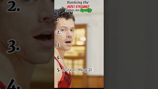 🔥 Ranking The Most Streamed Songs EVER on Spotify! #trendingnow #shorts