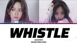 Whistle - BLACKPINK {sing with me | karaoke}
