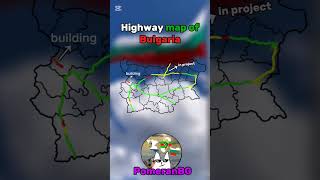 Highway Map Of Bulgaria