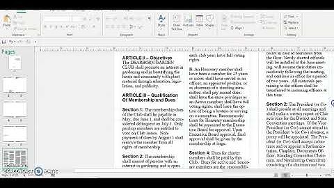 Using Publisher to Edit Newsletter