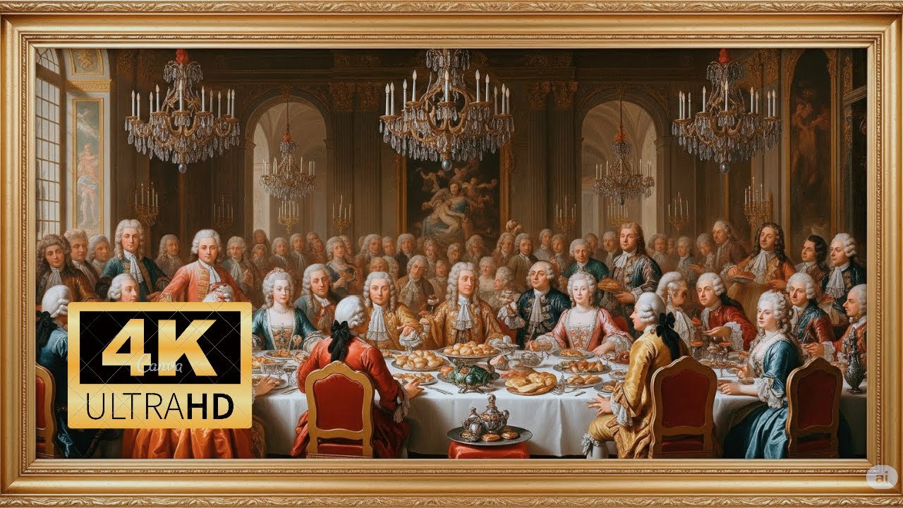 Watch in 4K "GOLDEN AGE MASTERPIECE" | Museum Art TV Loop for Luxury Halls [No Music]