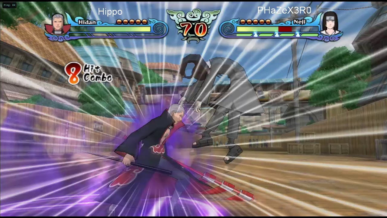 Naruto Clash of Ninja Revolution 3 Netplay 157 - Hippo vs PHaZeX3R0