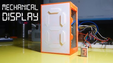 Mechanical 7 Segment Display | 3D Printed