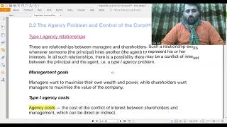 Agency Problem in carporate finance || Lecture 1