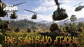 ArmA 3 (Vietnam Mod - Prairie Fire) KHE SANH BAJO ATAQUE - Coop.30 con GRUPO ARMADOS [21:9 4K] screenshot 4