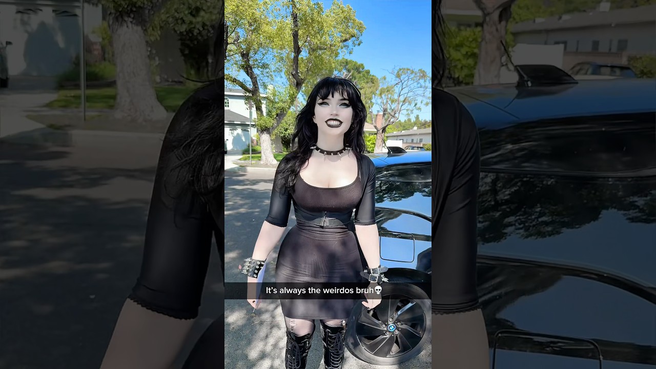 Could you handle someone like this? @BowserVids  #goth  #gothgirl #funny #comedy #humor #jokes