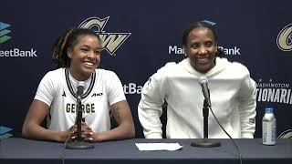 GW Women's Basketball vs. Loyola-Chicago (WNIT Super 16 Post-Game Press Conference)