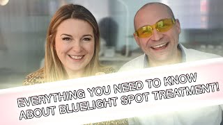 Everything you need to know about using blue light to kill acne.