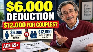 $6,000 Senior Deduction in 2026 — Who Qualifies for Up to $12,000