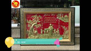 10 Mẫu Tranh Mừng Thọ Ông Bằng Đồng, Tranh Chúc Thọ Bà , Tranh Chúc Thọ Ông Bà xuân canh tý