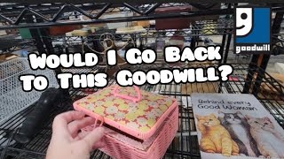 Would I Go Back to This Goodwill - Shop Along With Me