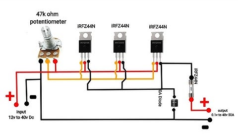 voltage Regulator circuit output 50A #voltageregulator #voltage