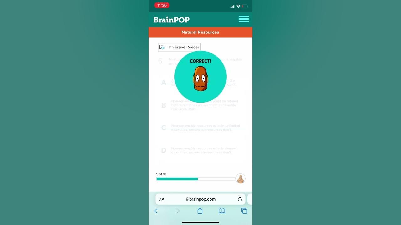 Natural resources brainpop answers (quiz) - YouTube