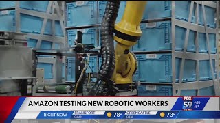 Amazon is testing new robotic workers