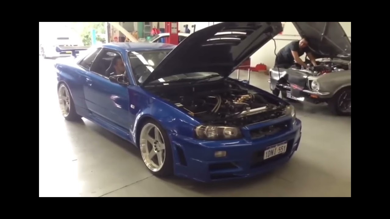 Nissan Skyline Gtr R34 Turbo Sound - YouTube