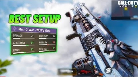 New MAN O WAR Best Gunsmith Class Setup | Fast ADS + No RECOIL Loadout | COD MOBILE | CODM #cod