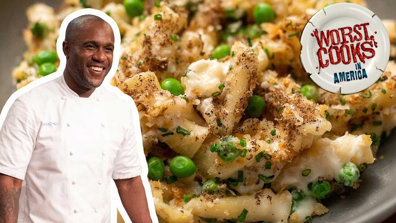 How to Make Truffle Mac & Cheese with Cliff Crooks | Worst Cooks in America | Food Network