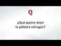 ¿Qué quiere decir la palabra estragos?