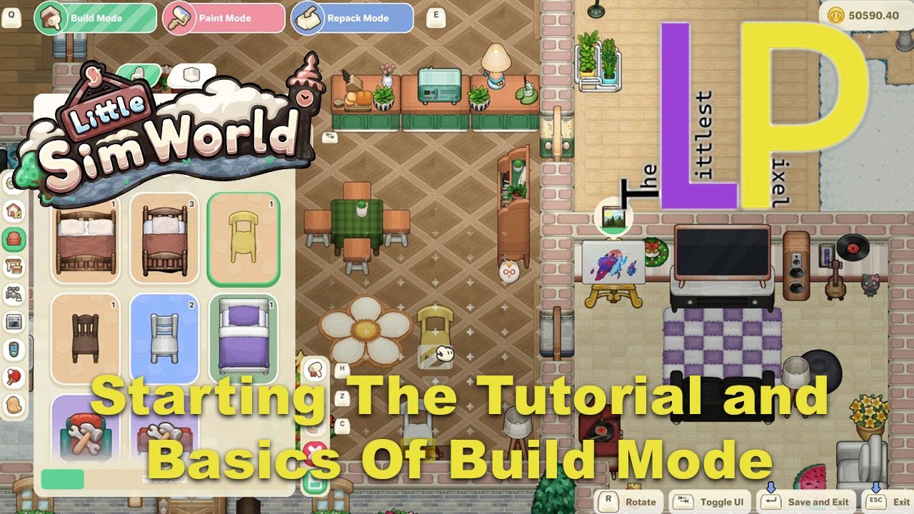 Starting The Tutorial and Basics of Build Mode